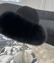 Load image into Gallery viewer, Real Fox Fur Wool Hats