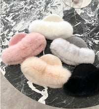Load image into Gallery viewer, Real Fox Fur Wool Hats