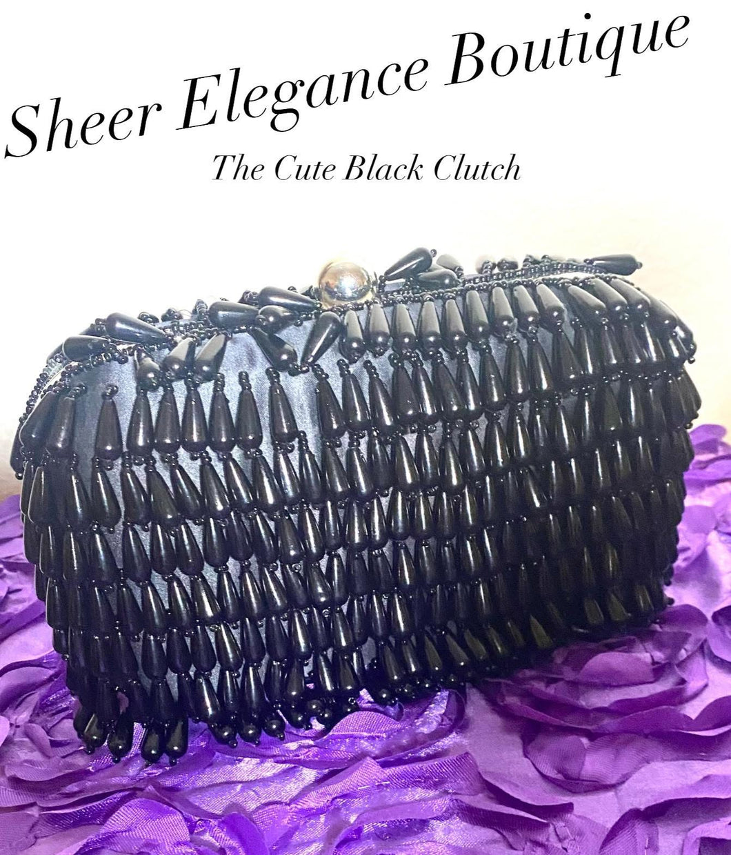 The Classy Black Clutch