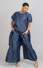 Load image into Gallery viewer, 2Pc Denim Ruffle Set
