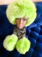 Load image into Gallery viewer, Lime Green Jumbo Fox Set
