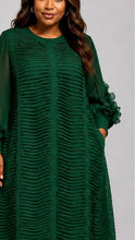 Load image into Gallery viewer, Green Distressed Bouncy Dress
