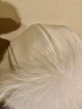 Load image into Gallery viewer, The Fox Fur &amp; Leather Hat
