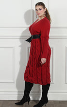 Load image into Gallery viewer, Crimson Knit Dress
