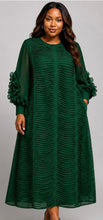 Load image into Gallery viewer, Green Distressed Bouncy Dress
