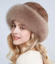 Load image into Gallery viewer, Mink Hats w/Fox Trim
