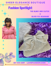 Load image into Gallery viewer, Blingy Bow Clutch
