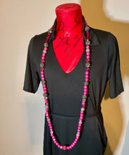 Load image into Gallery viewer, Pretty Pink Long Custom Necklace
