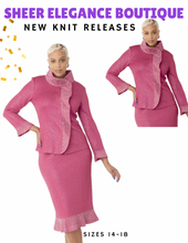 Load image into Gallery viewer, Pink Lady Knit Suit
