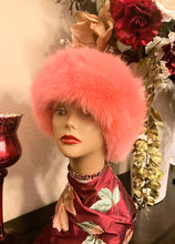 Load image into Gallery viewer, The Watermelon Fox Fur Headband
