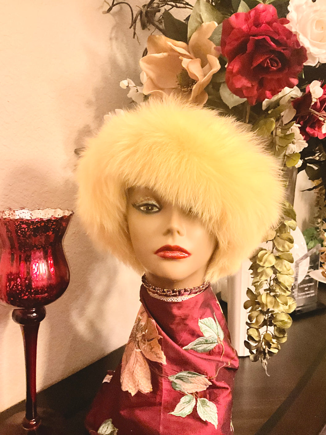 The Lemon Fox Fur Headband