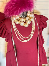 Load image into Gallery viewer, Chunky Pearl Necklace Set
