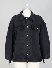 Load image into Gallery viewer, Denim Fringe Jackets
