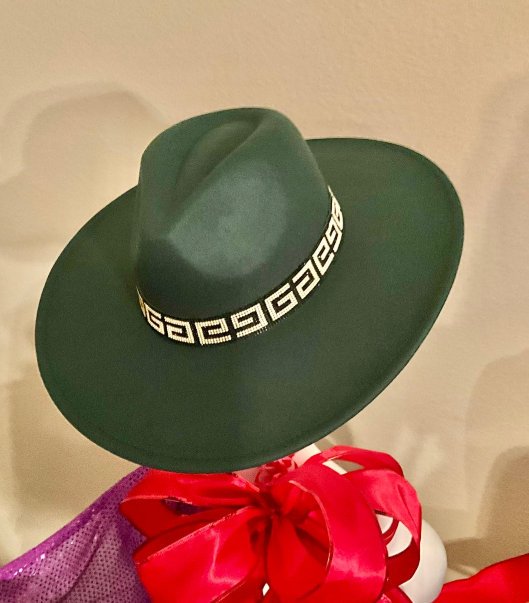 Fedoras w/Blingy Band