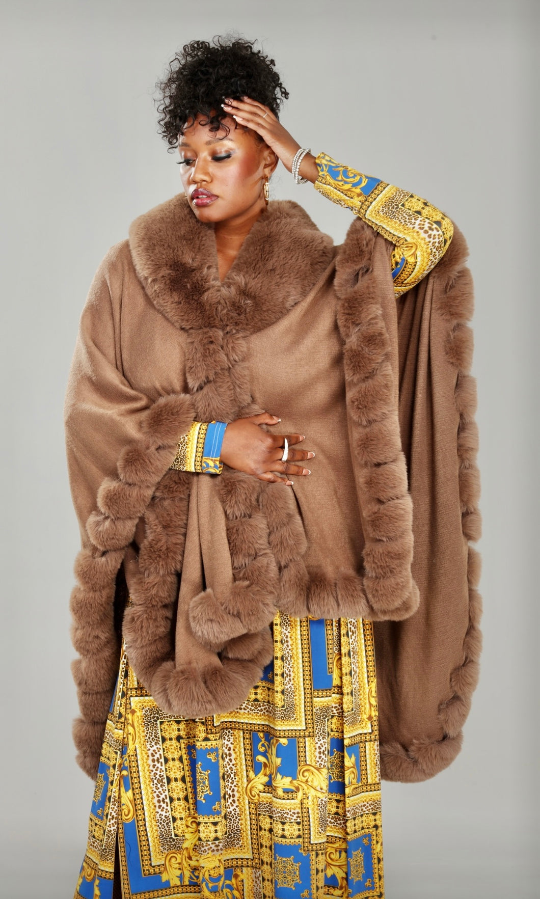 The Fabulous Faux Fur Cape