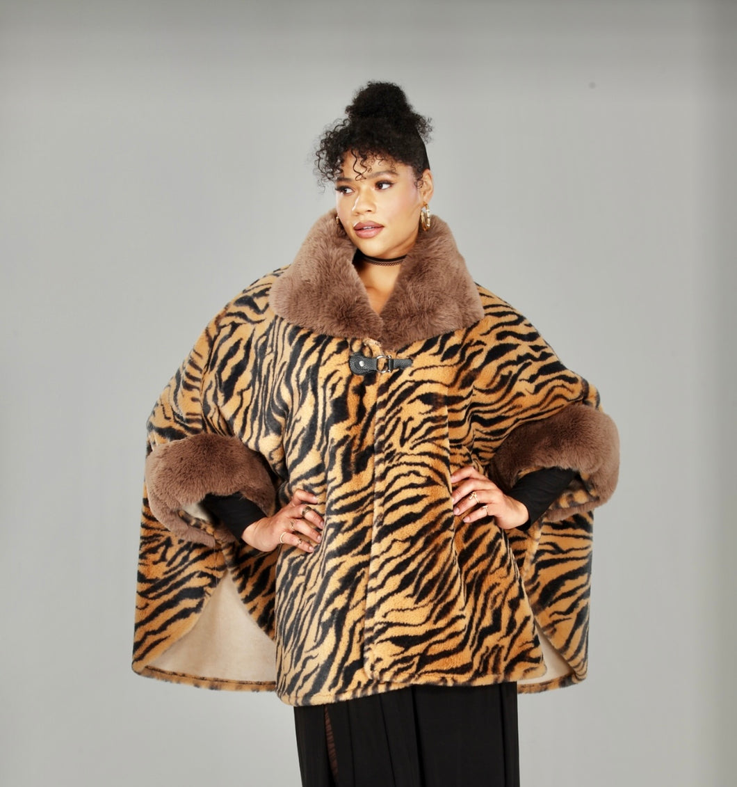 The Animal Print Cape