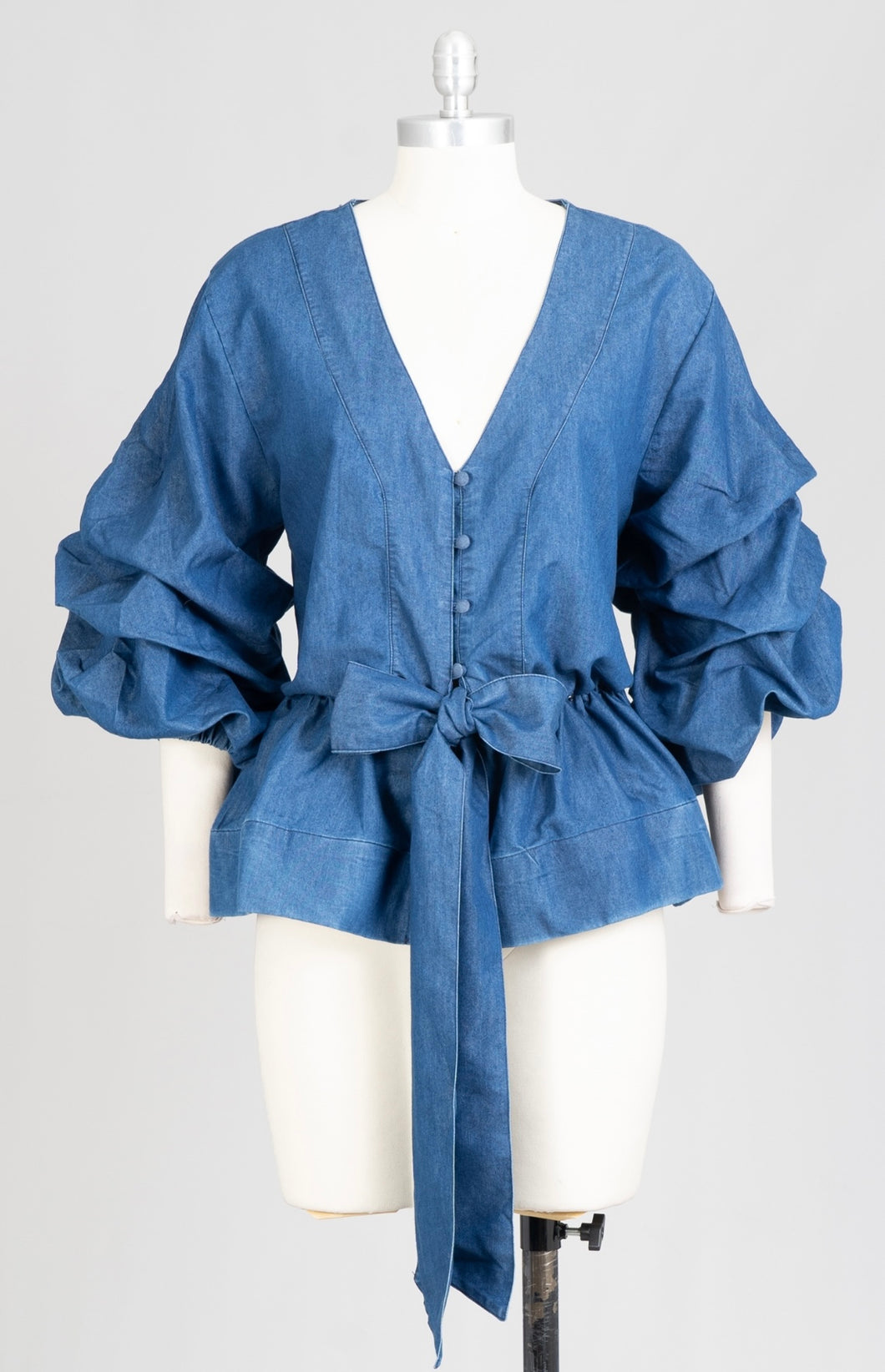 Denim Plus Blouse