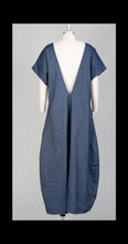 Load image into Gallery viewer, The Viola V Denim Dress
