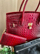 Load image into Gallery viewer, Red Hot Oversized Handbag Set w/ Wallet
