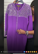 Load image into Gallery viewer, Purple Knit Dress
