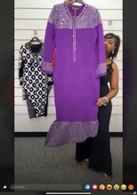 Load image into Gallery viewer, Purple Knit Dress
