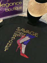 Load image into Gallery viewer, The Bling SAVAGE T-shirt
