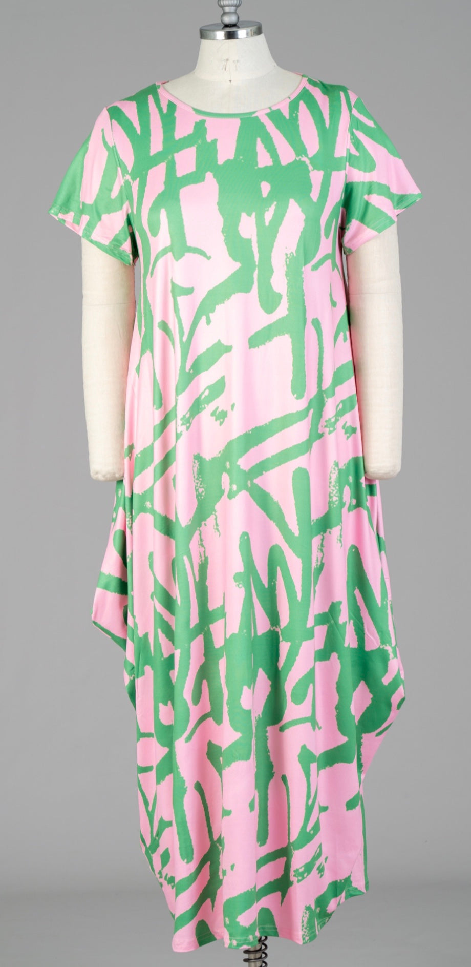 The Pink & Green Maxi